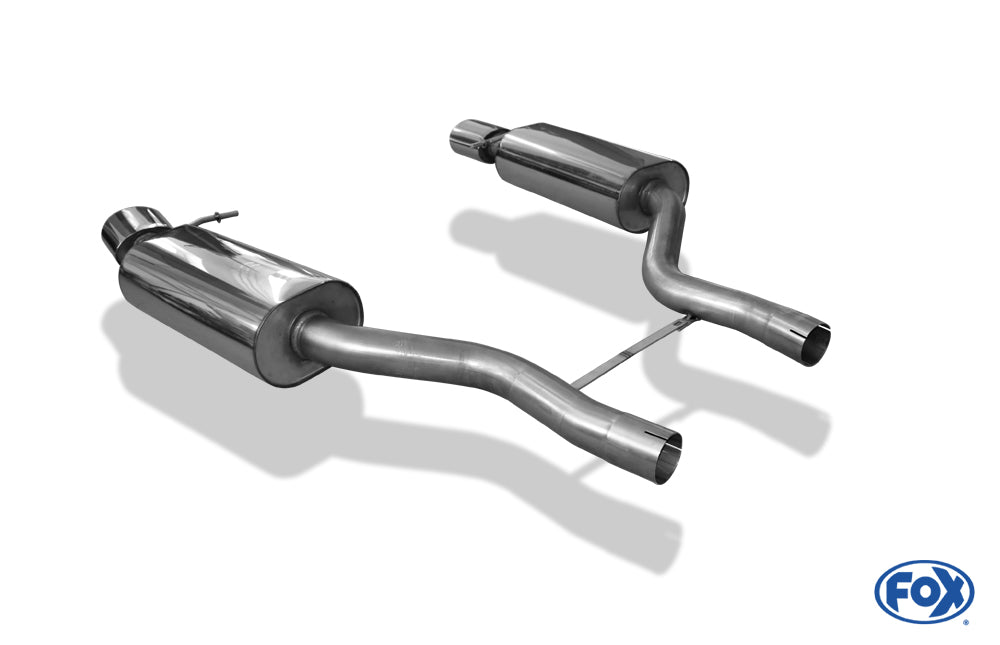 FOX Audi RS6 4B Endschalldämpfer 70mm rechts/links - 140x90 Typ 32 rechts/links