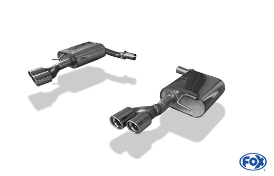 FOX Audi A6 Typ 4F Endschalldämpfer rechts/links - 2x76 Typ 17 rechts/links