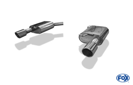 FOX Audi A6 4G - 2,0l TFSI + 2,8l FSI Endschalldämpfer rechts/links - 1x100 Typ 16 rechts/links