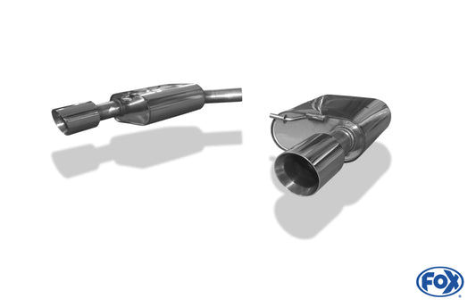 FOX Audi A6 4G - 2,0l TFSI + 2,8l FSI Endschalldämpfer rechts/links - 1x100 Typ 25 rechts/links