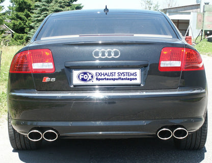 FOX Audi S8 - 4E Endschalldämpfer rechts/links - 2x115x85 Typ 32 rechts/links