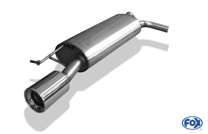 FOX Audi TT 8N - Frontantrieb Endschalldämpfer - 1x100 Typ 13
