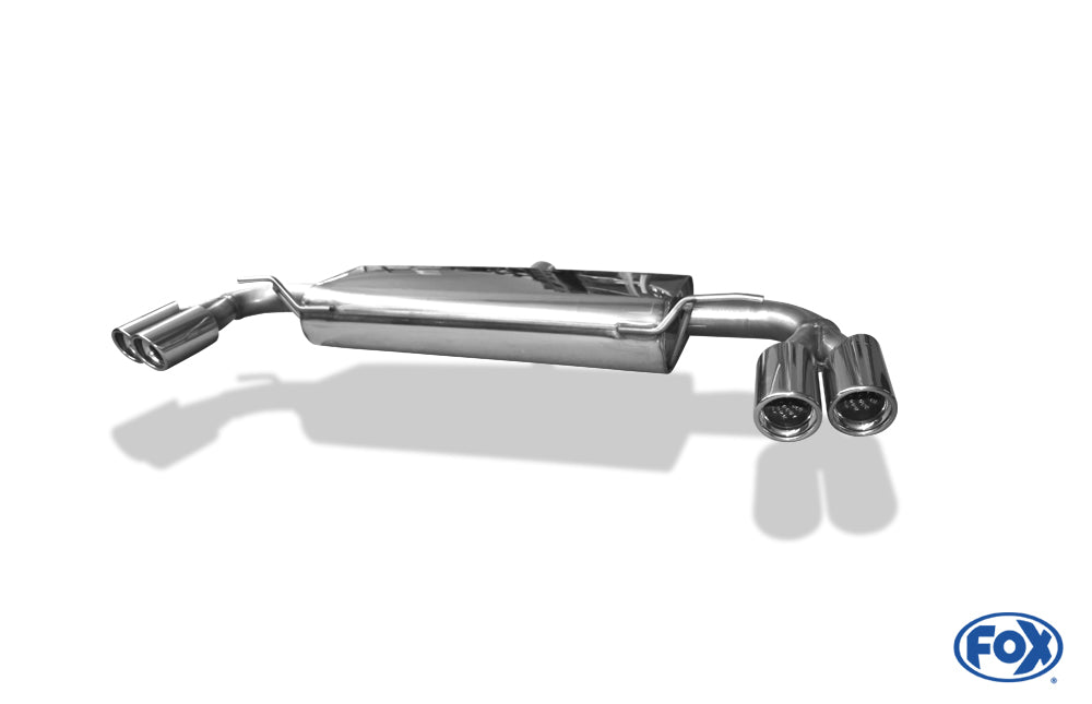 FOX Audi TT 8J - Turbo Endschalldämpfer rechts/links - 2x80 Typ 17 rechts/links
