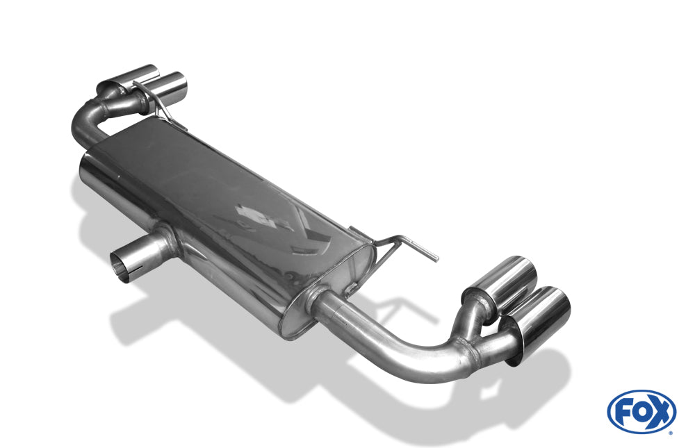 FOX Audi TT 8J - Turbo Endschalldämpfer rechts/links - 2x80 Typ 17 rechts/links