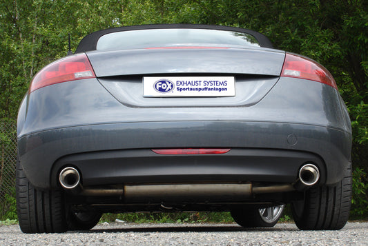 FOX Audi TT 8J - Turbo Endschalldämpfer rechts/links - 1x90 Typ 17 rechts/links