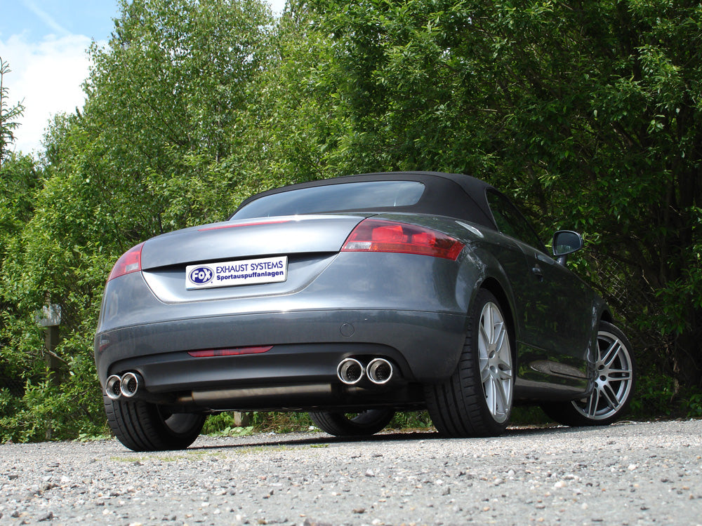 FOX Audi TT 8J - Turbo Endschalldämpfer rechts/links - 2x100 Typ 17 rechts/links
