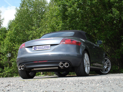 FOX Audi TT 8J - Turbo Endschalldämpfer rechts/links - 2x100 Typ 17 rechts/links