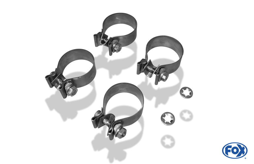 FOX Audi TT 8J - 3,2 V6 Endschalldämpfer rechts/links - 2x100 Typ 17 rechts/links seitlich versetzt