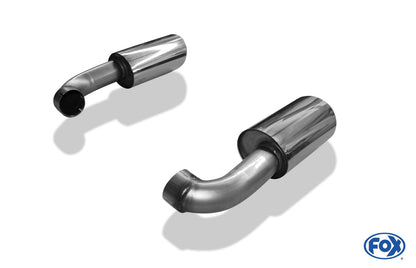 FOX Audi Q7 - 4L Endrohrpaar zum Aufstecken - 129x106 Typ 32 rechts/links