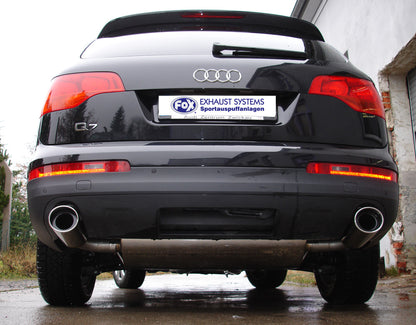 FOX Audi Q7 - 3,0l TDI Endschalldämpfer Ausgang rechts/links - 129x106 Typ 32 rechts/links