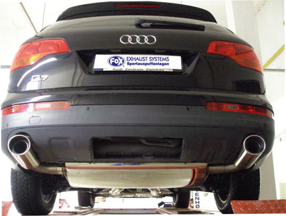 FOX Audi Q7 - 3,0l TDI Endschalldämpfer Ausgang rechts/links - 129x106 Typ 32 rechts/links