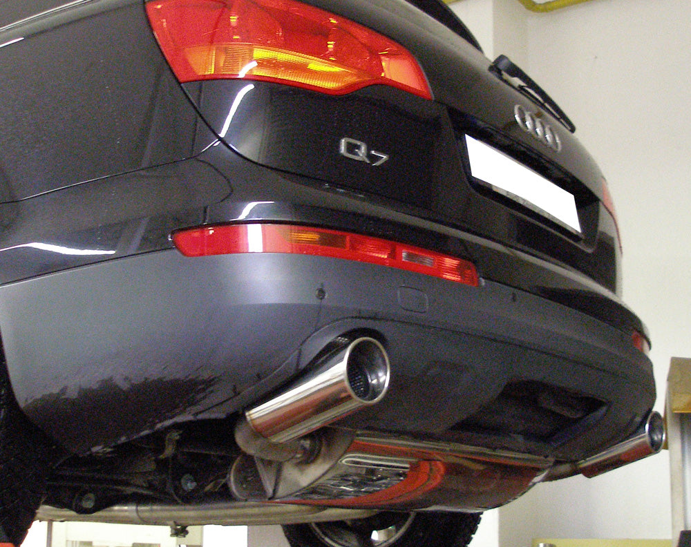 FOX Audi Q7 - 3,0l TDI Endschalldämpfer Ausgang rechts/links - 129x106 Typ 32 rechts/links