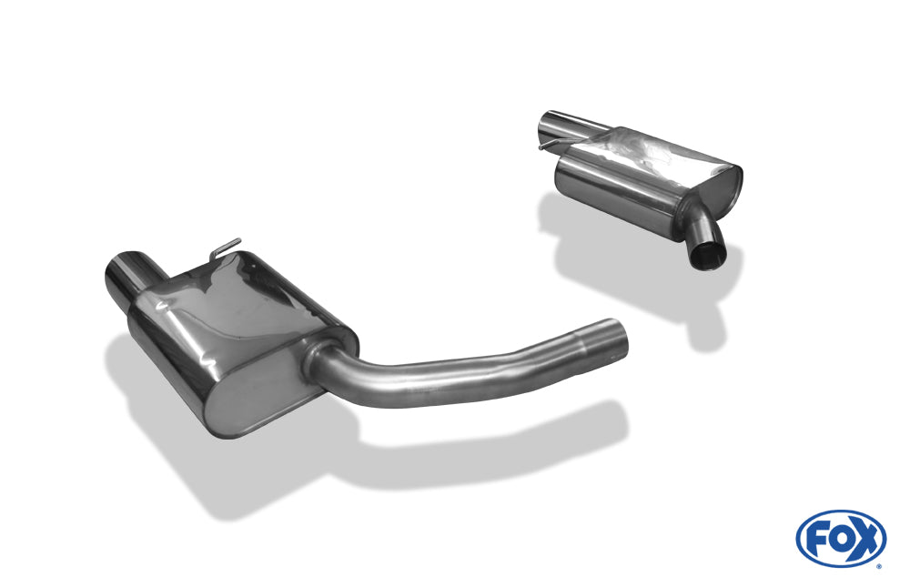FOX Audi A4/A5/ S5 quattro - 8T Coupe/Cabrio Endschalldämpfer rechts/links für 1-Rohr - 1x100 Typ 17 rechts/links