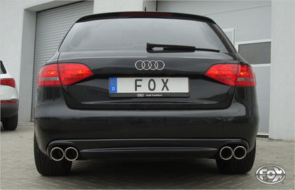 FOX Audi A4 B8 Limousine/ Avant + S-Line Endschalldämpfer rechts/links zweiflutig - 2x90 Typ 17 rechts/links