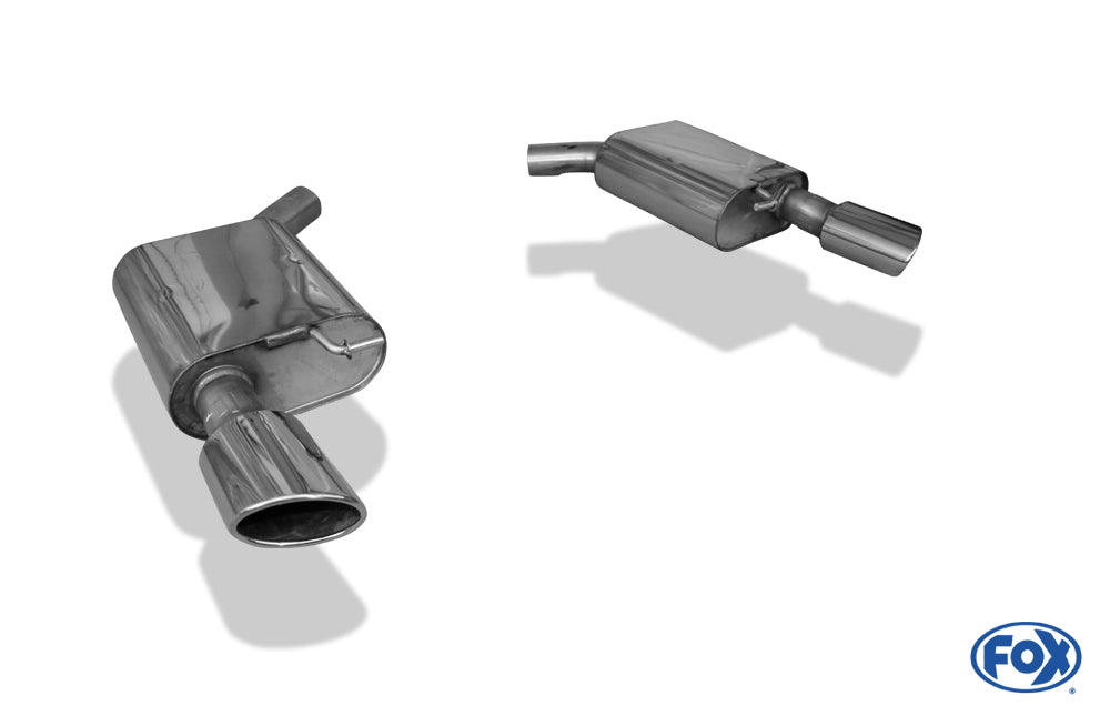 FOX Audi A7 4G - 3,0l TFSI Endschalldämpfer rechts/links - 115x85 Typ 38 rechts/links