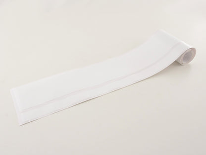 Auto Folie Rallye Streifen weiß selbstklebend 1 Rolle = 10/3cm x 350cm