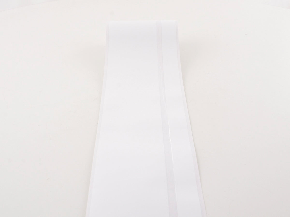 Auto Folie Rallye Streifen weiß selbstklebend 1 Rolle = 10/3cm x 350cm