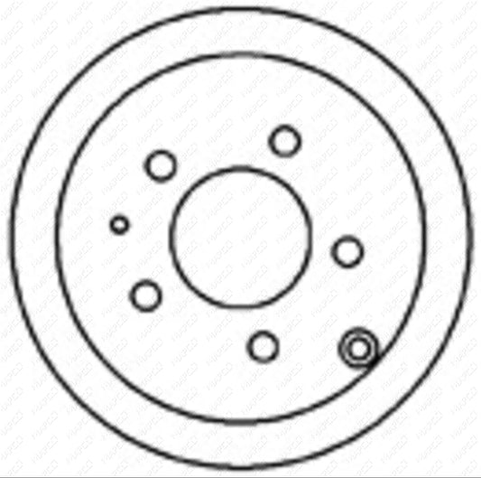 MAPCO Bremsscheibe Hinterachse  25532
