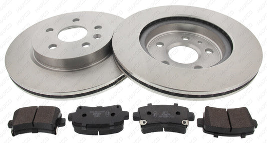 MAPCO Bremsensatz, Scheibenbremse Hinterachse  Satz  47700