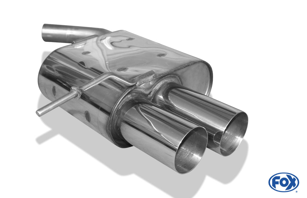 FOX BMW E87 118d 120d Endschalldämpfer - 2x76 Typ 10