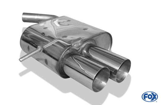 FOX BMW E87 118d 120d Endschalldämpfer - 2x76 Typ 10