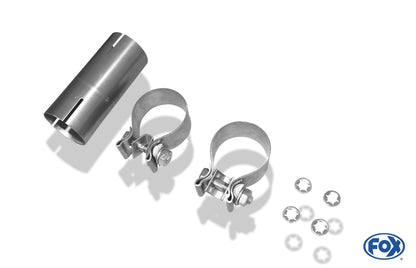 FOX BMW E87 120i Endschalldämpfer - 1x80 Typ 14