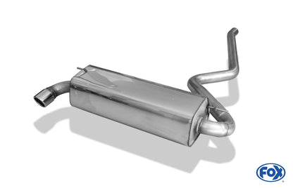 FOX BMW F20/21 - 114i/ 116i Endschalldämpfer - 1x76 Typ 16