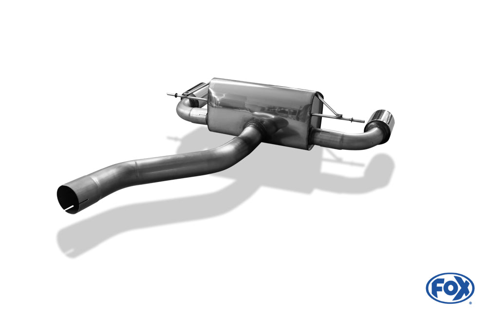 FOX BMW F20/F21 - M135i Endschalldämpfer quer Ausgang rechts/links - 1x100 Typ 25 rechts/links