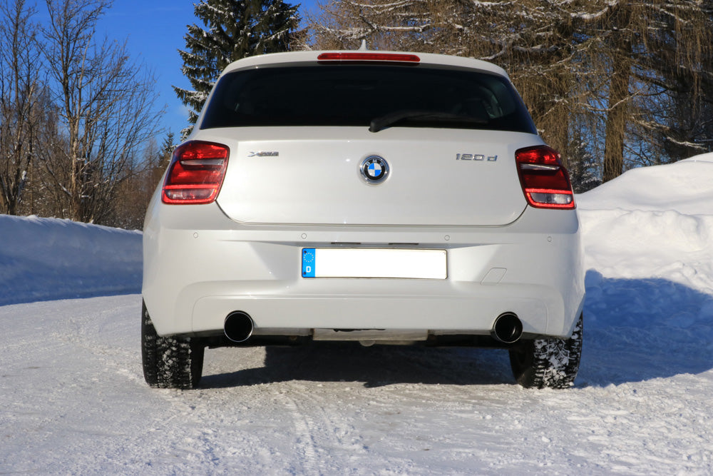 FOX BMW F20/F21 - 120d Endschalldämpfer quer Ausgang rechts/links - 1x100 Typ 10 rechts/links