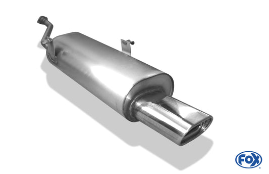 FOX BMW E30 316i/ 318i ab 9/87` Halbanlage ab Kat mit 2-Loch Flansch - 135x80 Typ 53