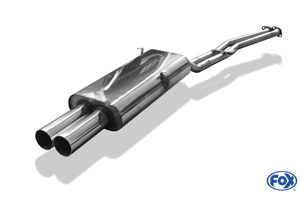 FOX BMW E30 320i/ 325i Endschalldämpfer - 2x76 Typ 10