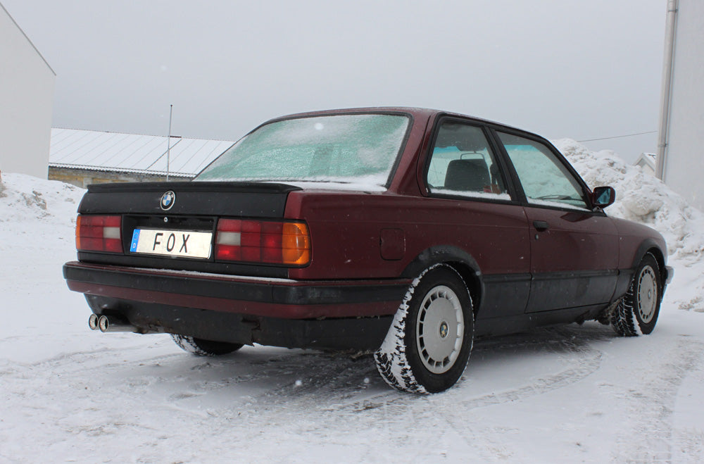 FOX BMW E30 320i/ 325i Facelift Endschalldämpfer - 2x76 Typ 13