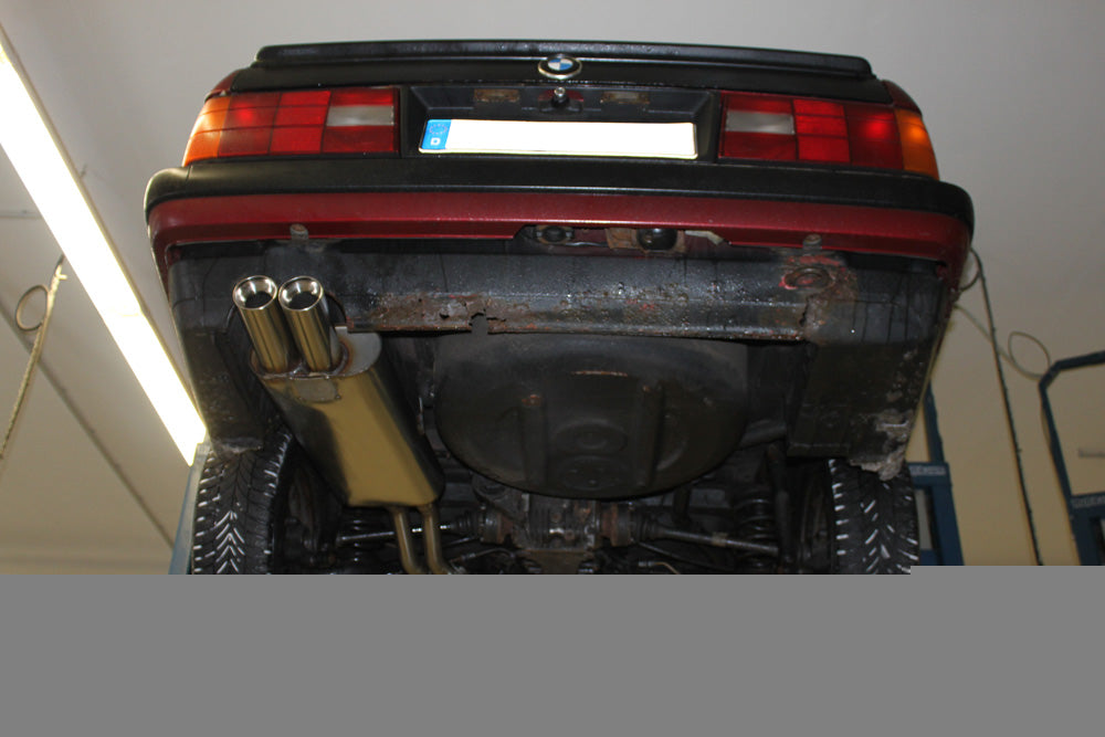 FOX BMW E30 320i/ 325i Facelift Endschalldämpfer - 2x76 Typ 13