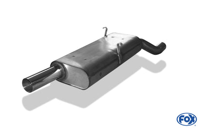 FOX BMW E30 318is Endschalldämpfer - 1x70 Typ 10