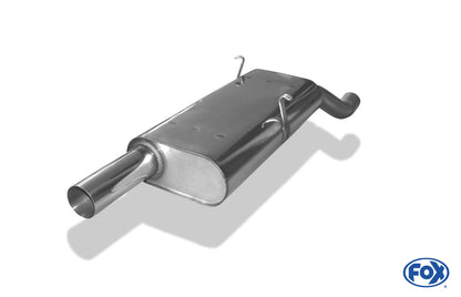 FOX BMW E30 318is Endschalldämpfer - 1x70 Typ 10