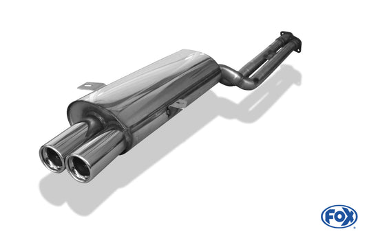FOX BMW E36 M3 Coupe und Cabrio Halbanlage ab Kat - 2x76 Typ 13