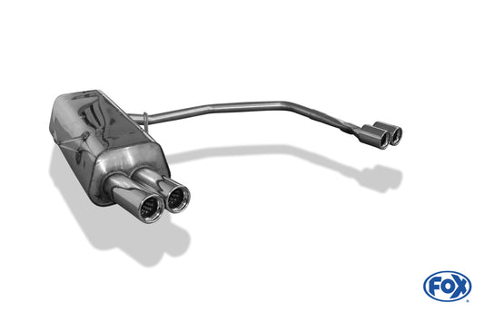 FOX BMW E36 316/ 318/ 320/ 323/ 325/ 328 Endschalldämpfer Ausgang rechts/links - 2x76 Typ 13 rechts/links