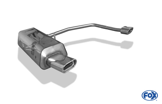 FOX BMW E36 316/ 318/ 320/ 323/ 325/ 328 Endschalldämpfer Ausgang rechts/links - 135x80 Typ 53 rechts/links