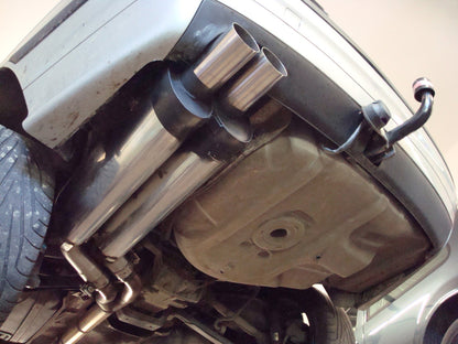 FOX BMW E36 316/ 318/ 320/ 323/ 325/ 328 Endschalldämpfer Doppelbox - 2x76 Typ 10