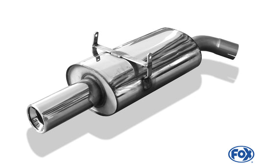 FOX BMW E36 318is Endschalldämpfer Ø63,5 - 1x90 Typ 13