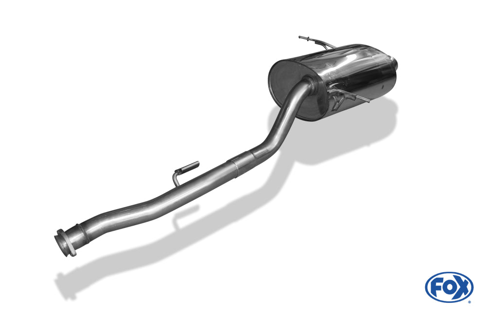FOX BMW E36 316Ti Endschalldämpfer - 2x80 Typ 13
