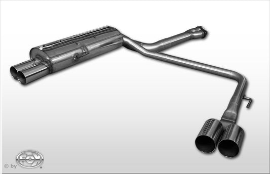 FOX BMW E36 M3 Halbanlage rechts/links ab Kat  - 2x76 Typ 10 rechts/links