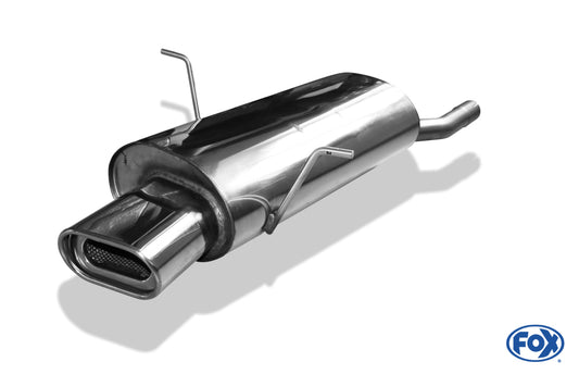 FOX BMW E46 316/ 318 Endschalldämpfer - 135x80 Typ 53