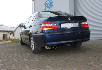 FOX BMW E46 320/ 323/ 325/ 328/ 330 Endschalldämpfer zweiflutig - 2x76 Typ 10