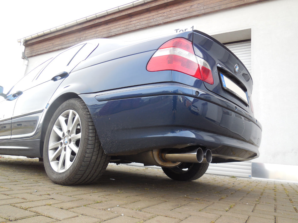 FOX BMW E46 320/ 323/ 325/ 328/ 330 Endschalldämpfer zweiflutig - 2x76 Typ 10