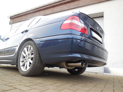 FOX BMW E46 320/ 323/ 325/ 328/ 330 Endschalldämpfer zweiflutig - 2x76 Typ 10