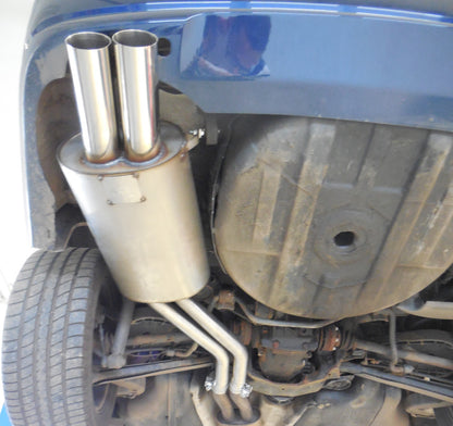 FOX BMW E46 320/ 323/ 325/ 328/ 330 Endschalldämpfer zweiflutig - 2x76 Typ 10