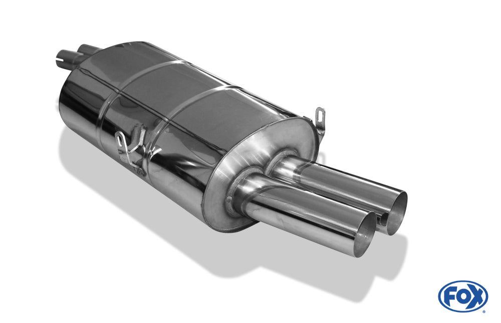 FOX BMW E46 320/ 323/ 325/ 328/ 330 Endschalldämpfer zweiflutig - 2x76 Typ 10