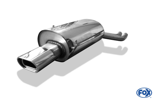 FOX BMW E46 320/ 323/ 325/ 328/ 330 Endschalldämpfer zweiflutig - 135x80 Typ 53