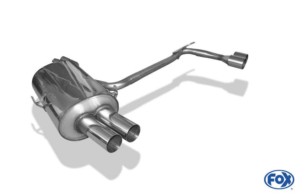 FOX BMW E46 320/ 323/ 325/ 328/ 330 Endschalldämpfer Ausgang rechts/links zweiflutig - 2x76 Typ 10 rechts/links